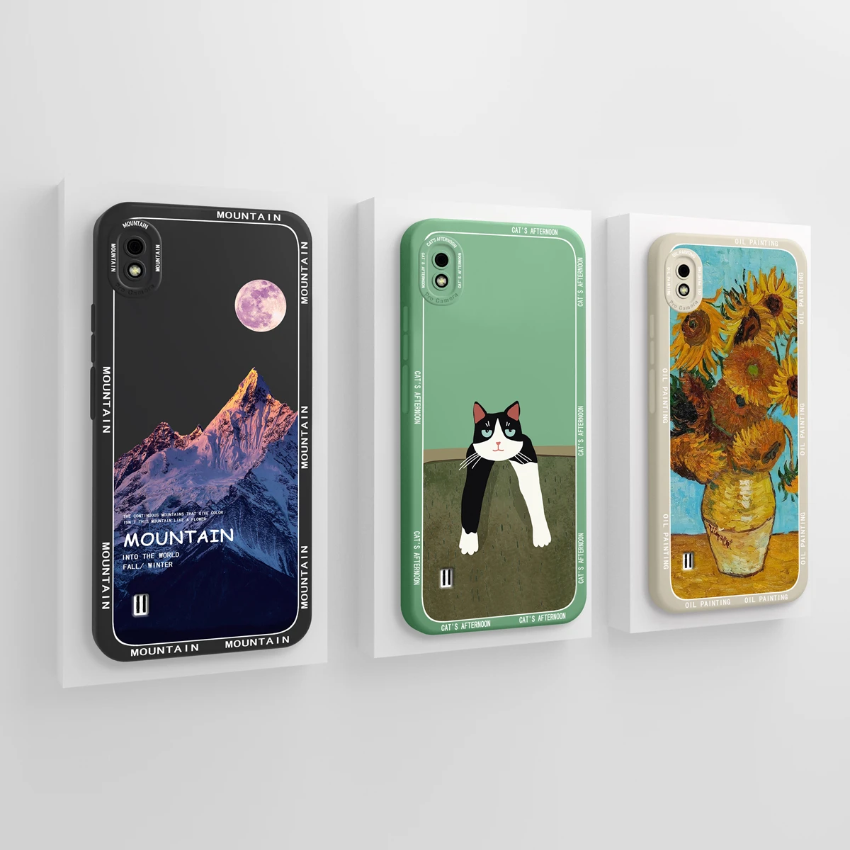 Para Samsung A10 A10S M01S funda de teléfono diseño Simple contraportada protectores de silicona líquida para Galaxy A 10 parachoques de protección completa - imagen 5