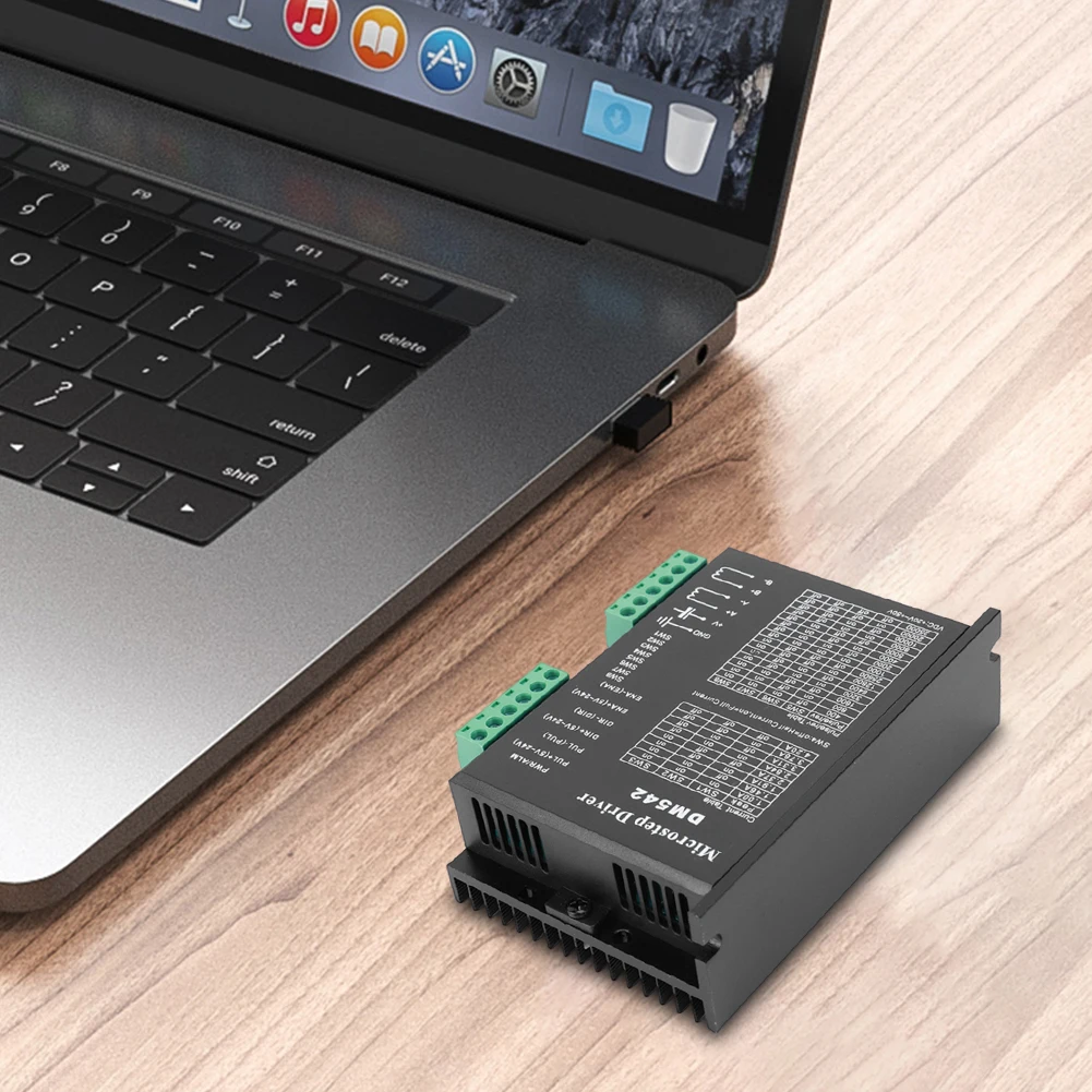 Controlador de Motor microstep DM542 DM556, controlador de Motor paso a paso bifásico, placa controladora de controlador Digital para mesa deslizante de grabador CNC - imagen 3