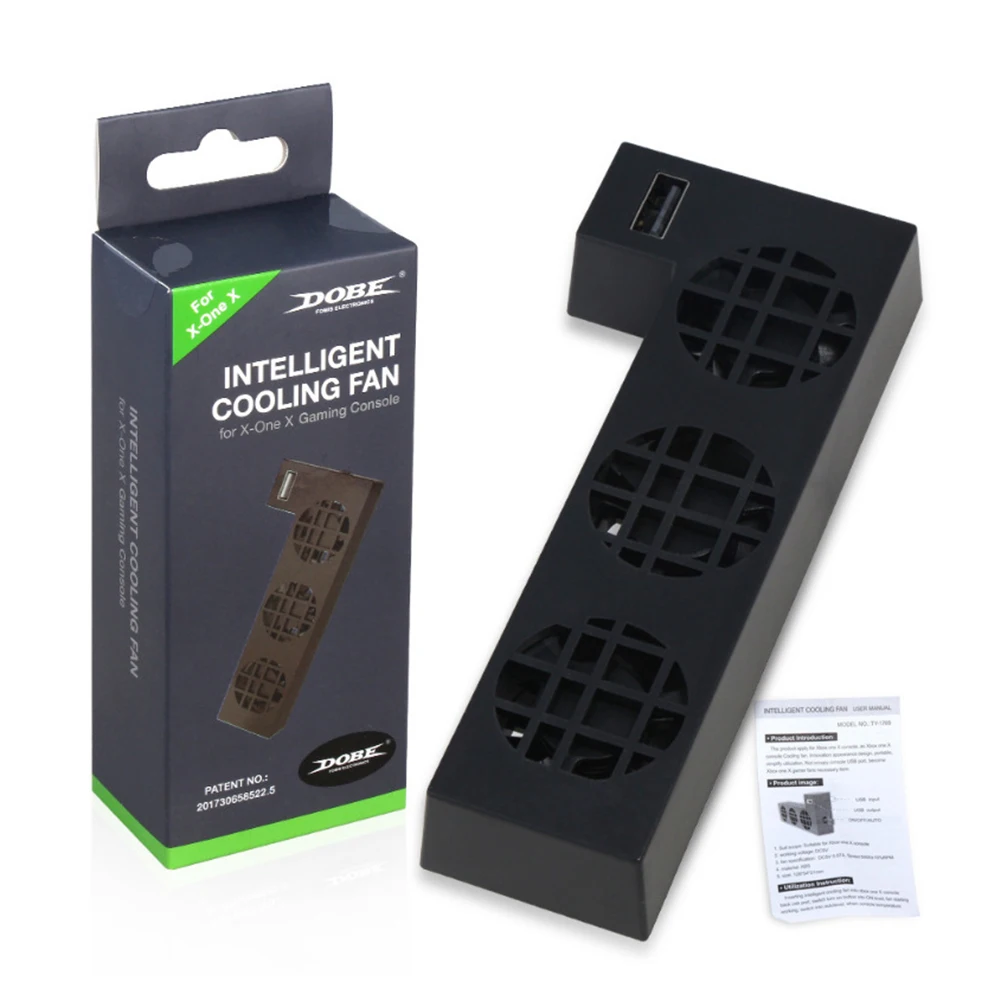 Ventilador de refrigeración para Xbox One X, controlador de consola USB DC 5V, Ventilador de refrigeración para Xbox One X