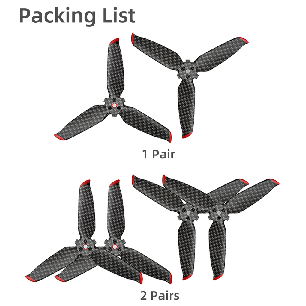 Hélice de fibra de carbono tipo prensa para Dron, Quadcopter, hélices, aviones - imagen 5