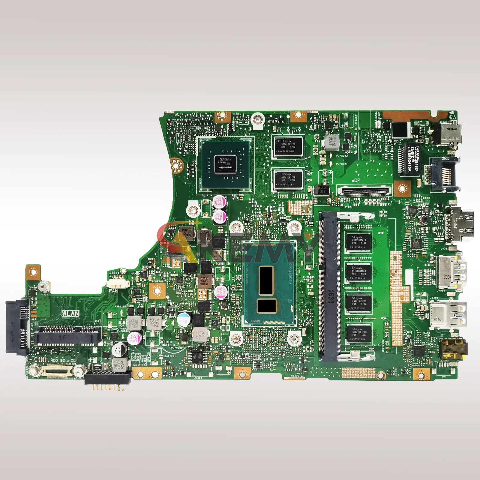 Placa base para ordenador portátil X455LD para ASUS X455LN X455LB X455LD A455L X455LJ X455LNB X455LF K455L DX882L X455L placa base con CPU I3 I5 I7 - imagen 3