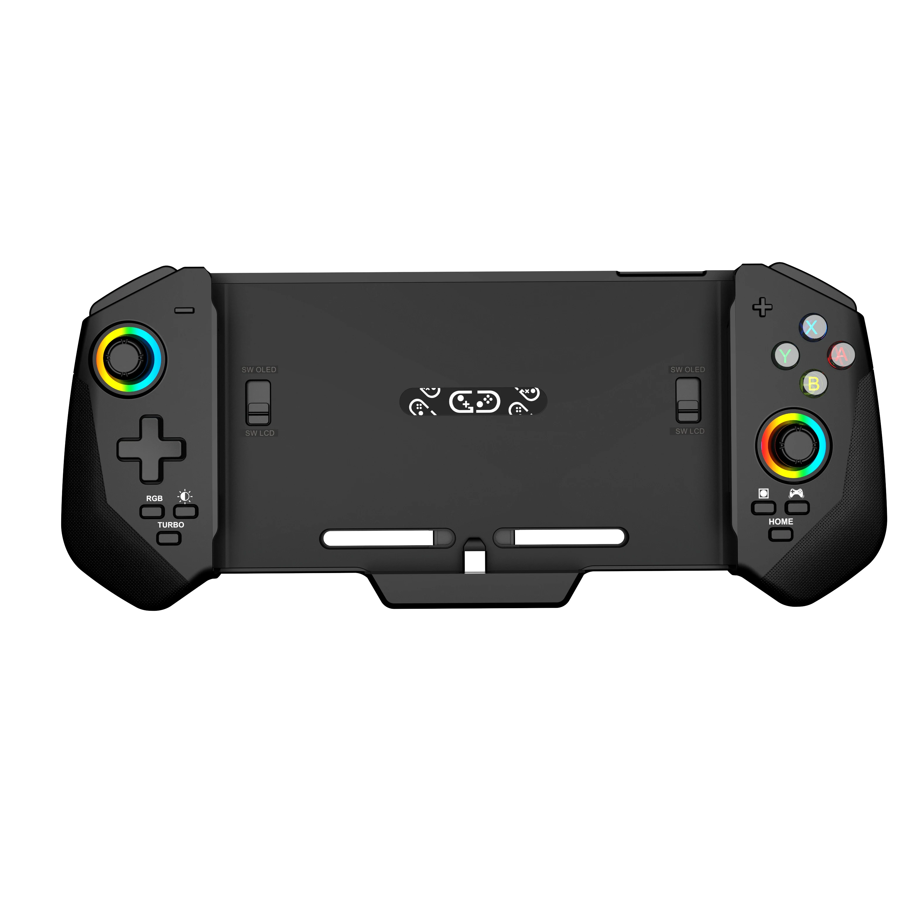 Controlador de juegos con cable STORM WYRM para N-Switch Pro y OLED con Joystick de efecto Hall, colección de tarjetas de juego y botones mecánicos 7047