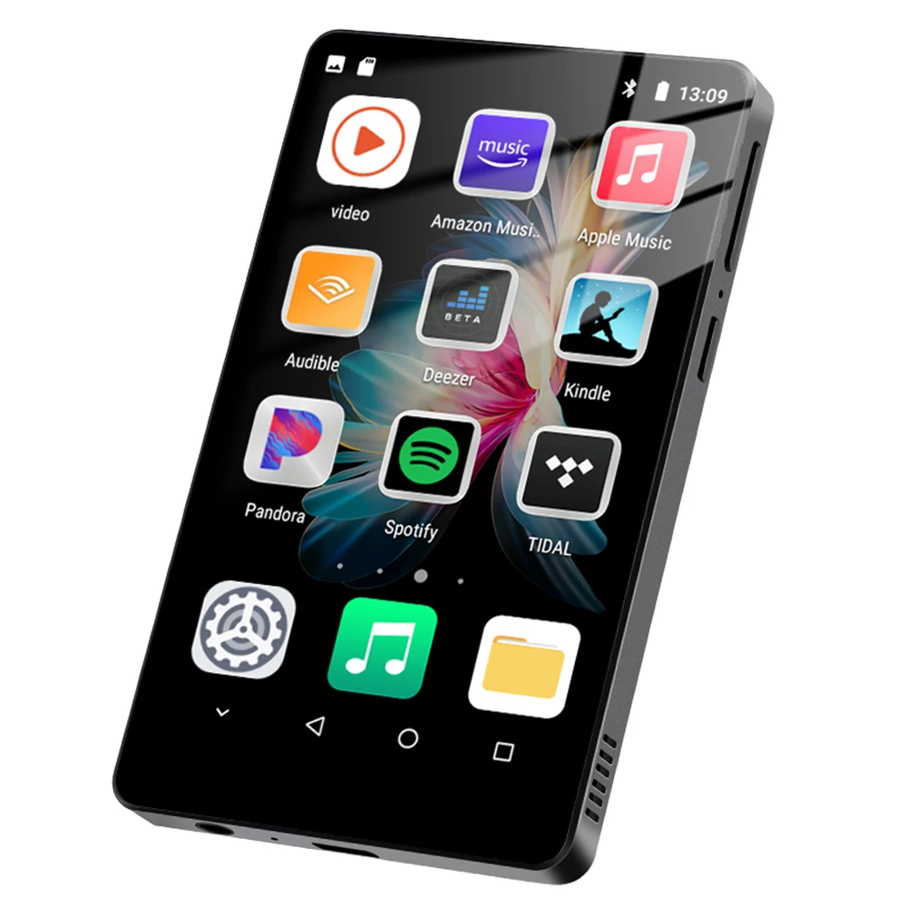 Reproductor MP4 WiFi Bluetooth reproductor de música MP3 calidad de sonido HiFi 1080P Ultra HD pantalla táctil de 4 pulgadas reproductor de vídeo Personal