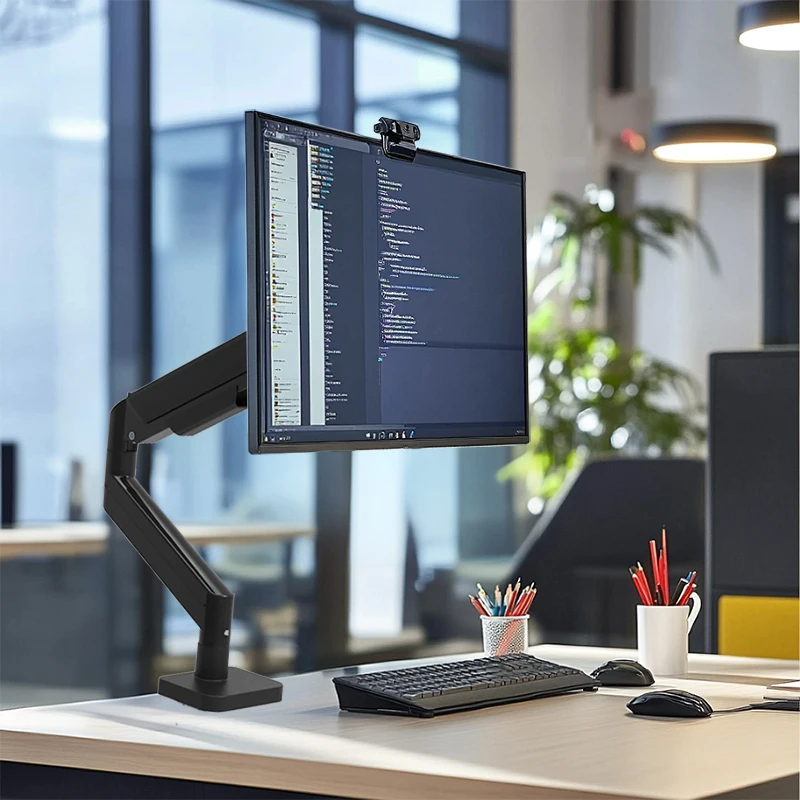 Resorte de Gas G12, sujeción de escritorio de movimiento completo, soporte para Monitor LCD LED de 17-32 pulgadas, carga de brazo de 2-10kg - imagen 5
