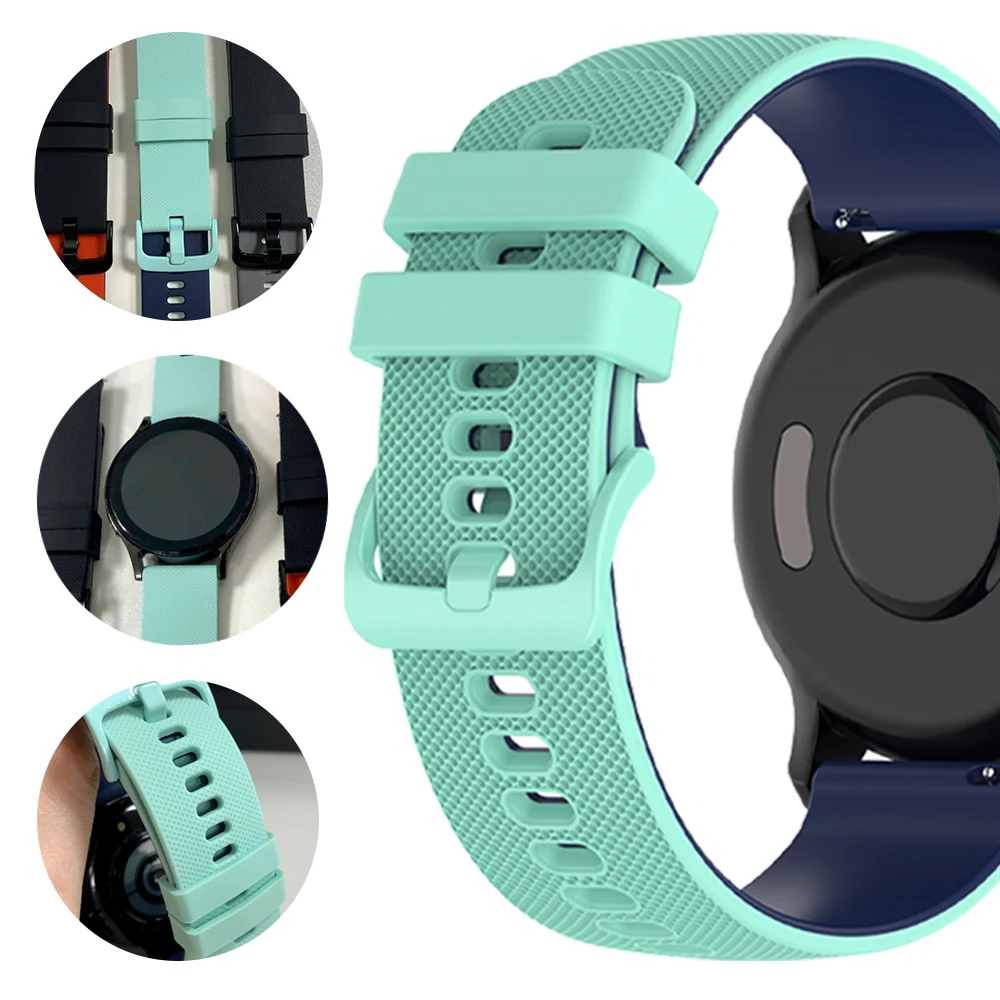 Correa de silicona para reloj deportivo Garmin Forerunner 570 55 265 645/255, correa musical Vivoactive 4/5/6 Venu 3 Sq 2, 20mm/22mm