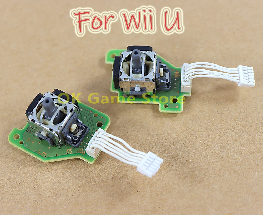 Joystick 3D con Cable para Wii U, mango Original usado, balancín izquierdo y derecho, módulo de Joystick 3D, reemplazo de consola de juegos, 1 ud. - imagen 4