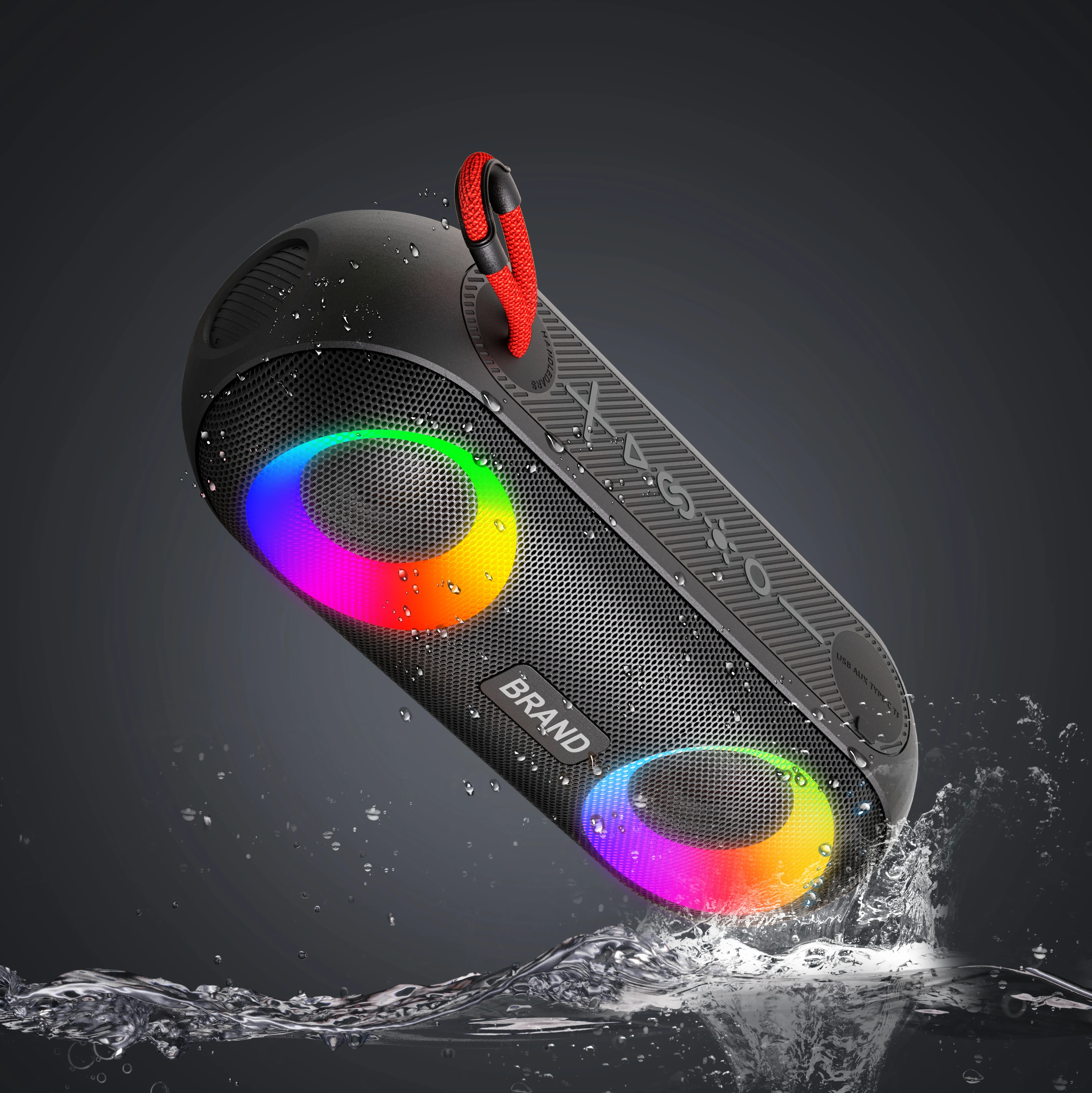 Caixa De Som-altoparadores Bluetooth De alta potencia, Subwoofer portátil para exteriores, columna De sonido envolvente estéreo 3D, centro De música, Boombox, 20W - imagen 2