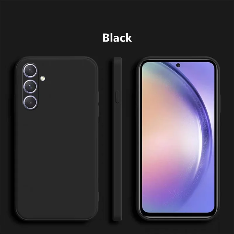 Para Samsung Galaxy S24 FE funda Samsung Galaxy S24 FE Fundas Coque suave Original funda trasera de silicona líquida Samsung S24 FE - imagen 3