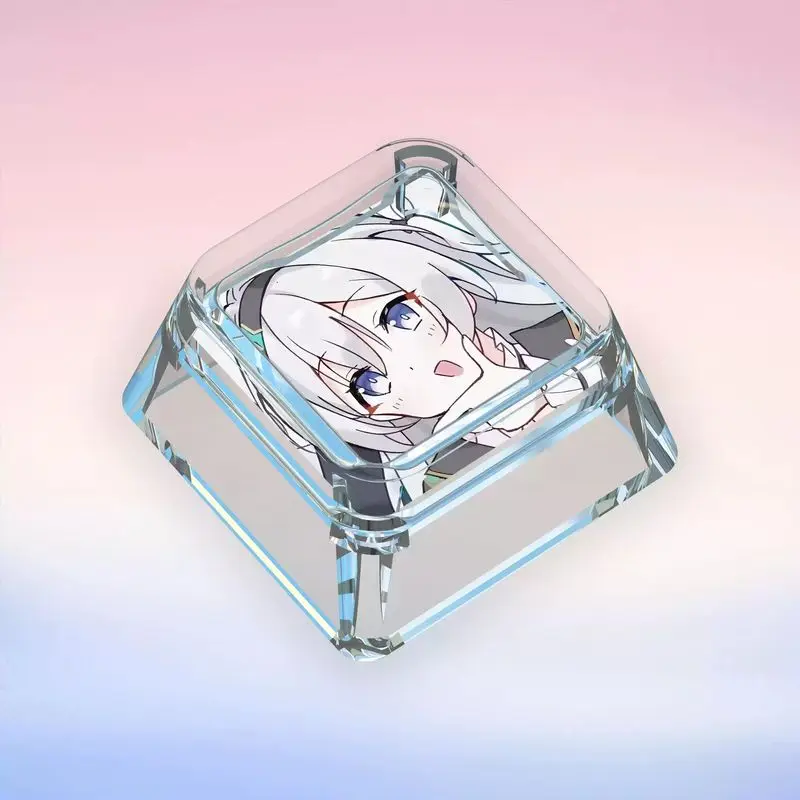 Teclas Firefl Honkai Star Rail, tema de juego, 1 Uds., teclado mecánico transparente Abs personalizado, accesorios de ordenador - imagen 5