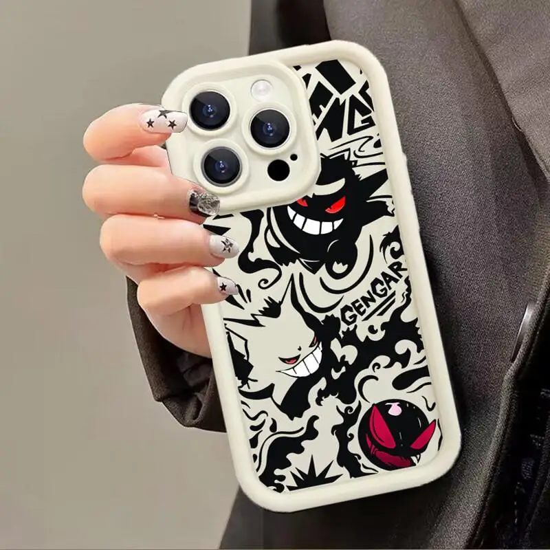 Funda de teléfono para Huawei Honor 90 8X X9 5G Y7A Nova 5i 5T 7 9 Pro SE P50 Y9S Y9 Prime 2019, funda de silicona suave Pokemon Gengar - imagen 3