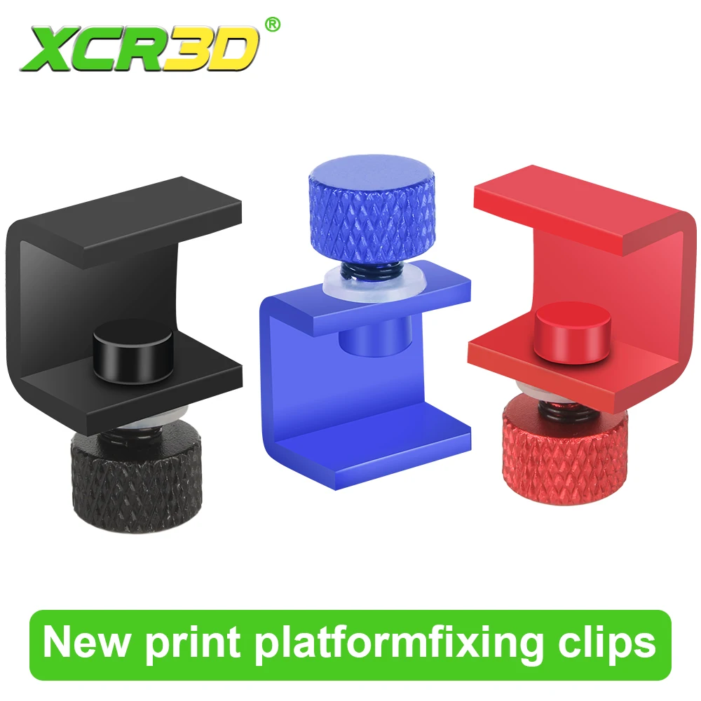 XCR3D abrazadera de cama calentada de vidrio piezas de impresora 3D Clip de placa de cama caliente para Ultimaker UM retenedor de plataforma de construcción 4 piezas/8 piezas - imagen 2