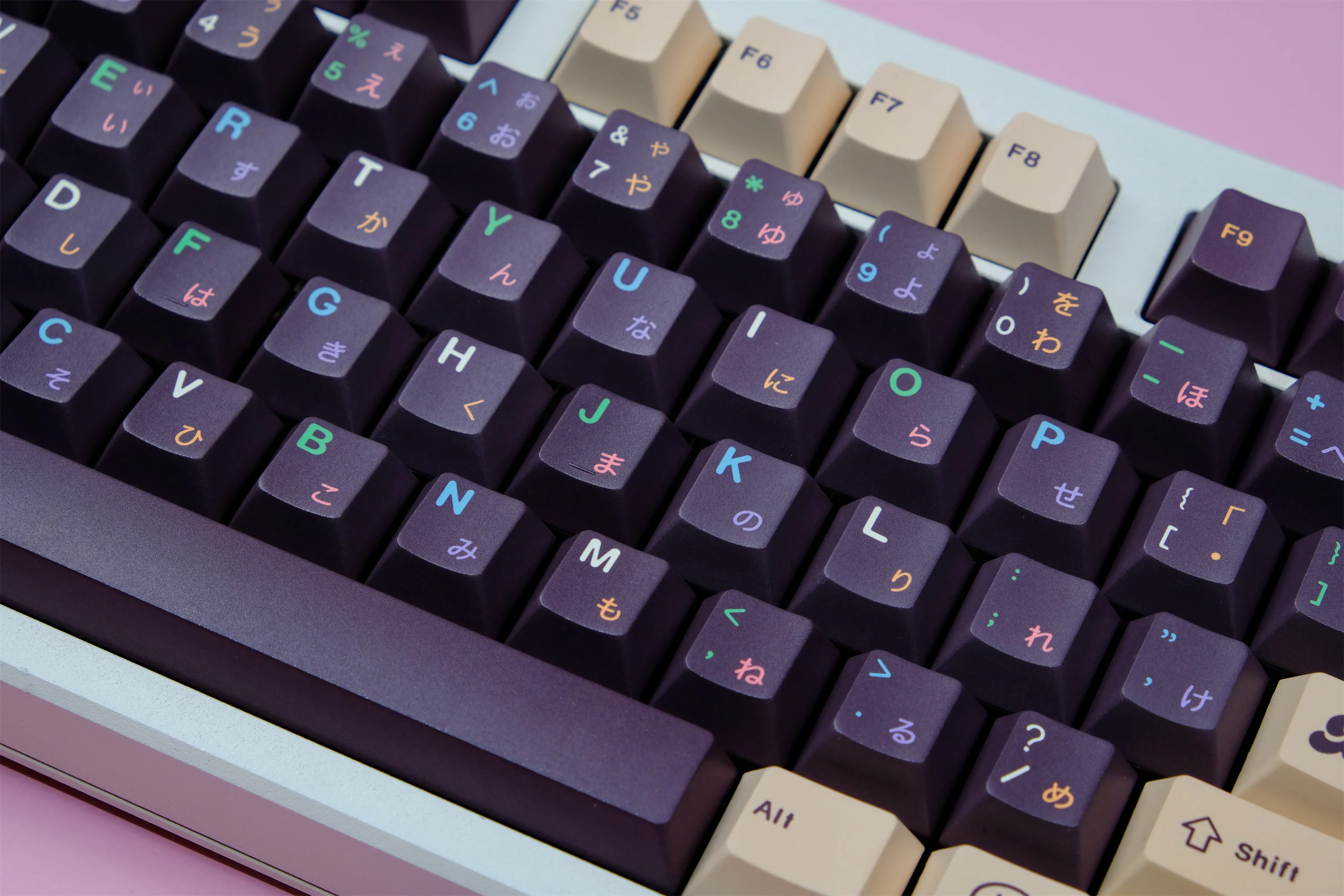 Teclas de Donuts, 129 teclas, Material PBT, perfil CHERRY, DYE-SUB personalizado para interruptor CHERRY MX, teclas de teclado mecánico - imagen 5
