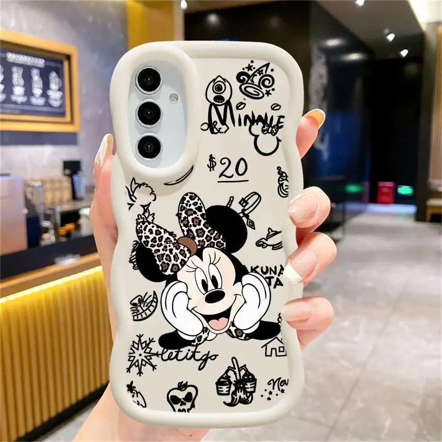Funda de teléfono suave para Samsung Galaxy A13 A36 A14 A26 A34 A16 A33 A35 A12 A15 A11 A21s Disney Mickey Minnie dibujos animados - imagen 5