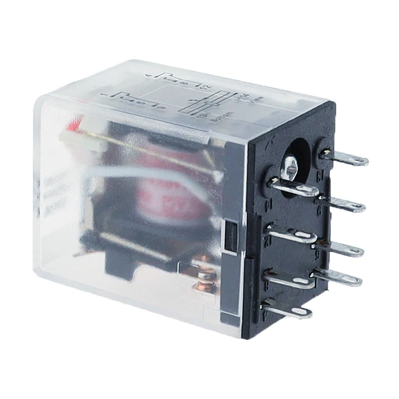 MY2P HH52P MY2NJ DPDT Miniature Coil generalelectromagnético interruptor de relé intermedio con Base de enchufe LED AC DC - imagen 3