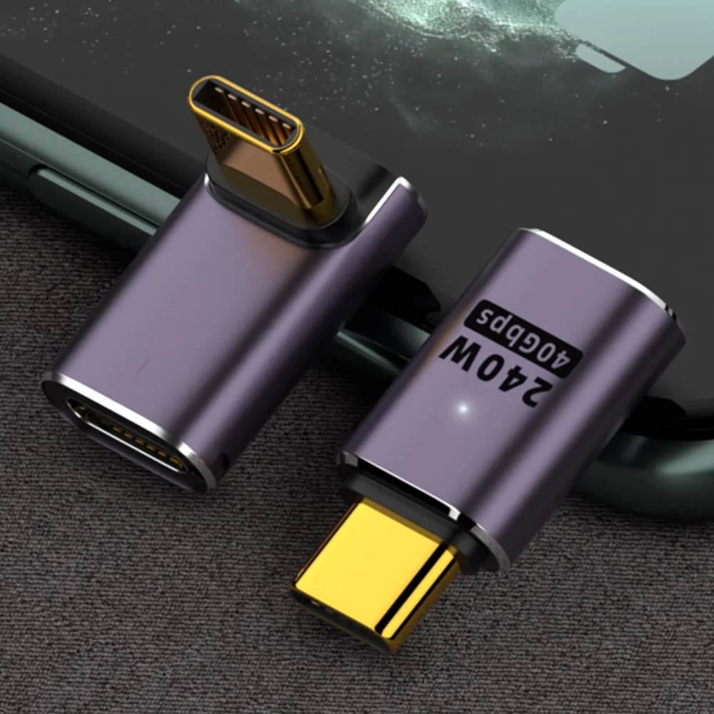 Small Multifunctional Adapter Connector 40Gbps Transmission USB 4.0 Type C Connector PD 240W Charging 8K 60Hz Audio Video Output - imagen 3