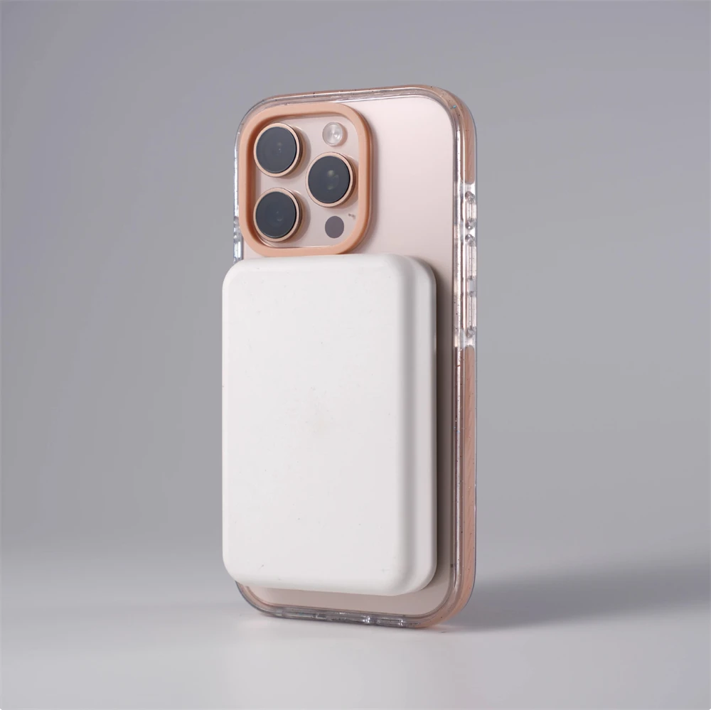 Funda transparente de lujo a prueba de golpes con purpurina para iPhone 17, 16, 15, 14, 13 Pro Max, funda de parachoques magnético con carga inalámbrica Magsafe - imagen 2
