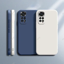 Funda Xiaomi Redmi Note 11 Silicona - Protección Lente Cuadrada