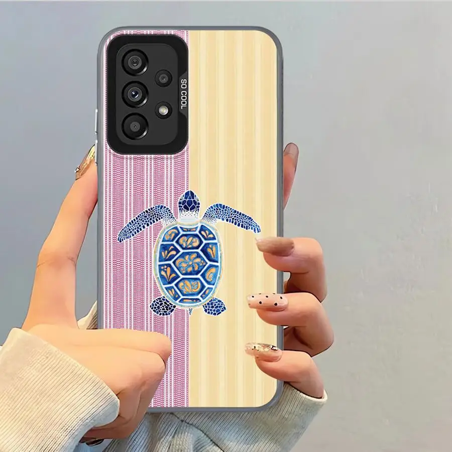 Marinc Life cangrejos langostas Cool Back funda de teléfono para Samsung Galaxy S23 S24 FE S23 S21 S25 S20 Plus S22 Note 20 Ultra - imagen 3