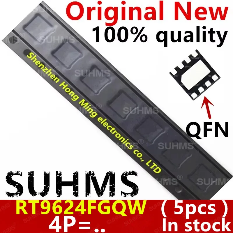 (5 piezas) 100% nuevo RT9624F RT9624FGQW 4P = 2D 4P =.. QFN-8