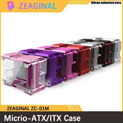 ZEAGINAL ZC-01M Chasis refrigerado por agua con cristal templado doble