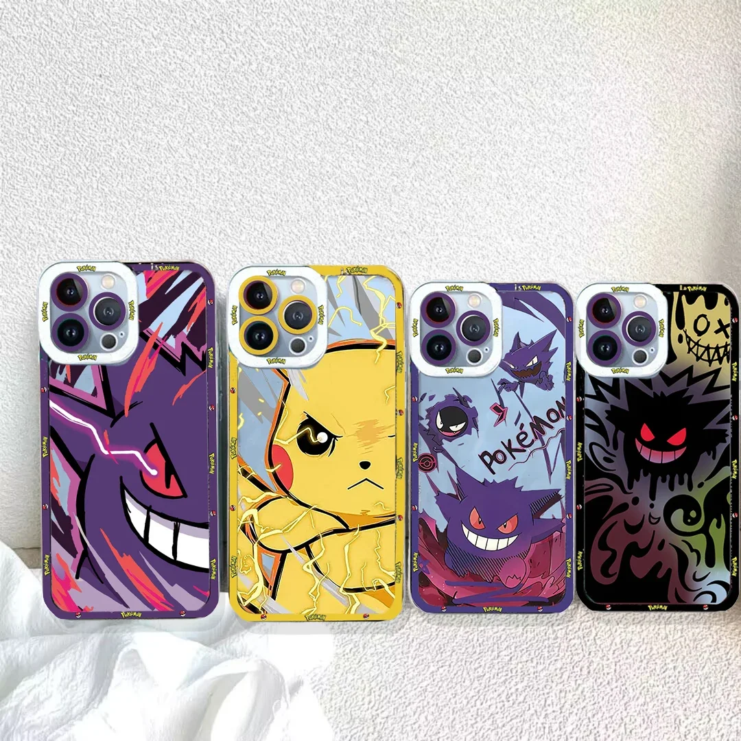 Funda bonita de monstruo de bolsillo Gengar para Infinix Note 50S 50 Pro 30 40 Hot 50 40i Play Smart 10 Plus 9 8 GT 30 Pro funda de silicona