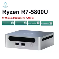 GenMachine Mini PC AMD Ryzen 7 5800U con DDR4 y SSD WiFi 6