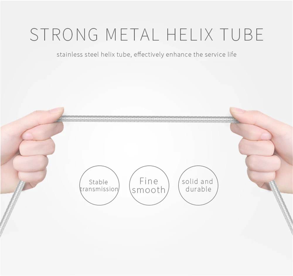 Cable USB de carga rápida de Metal completo para iPhone 11 12 13 mini 14 Pro Max X XR XS 6 6S 7 8 Plus Cables de datos de teléfono de carga rápida 1m - imagen 5