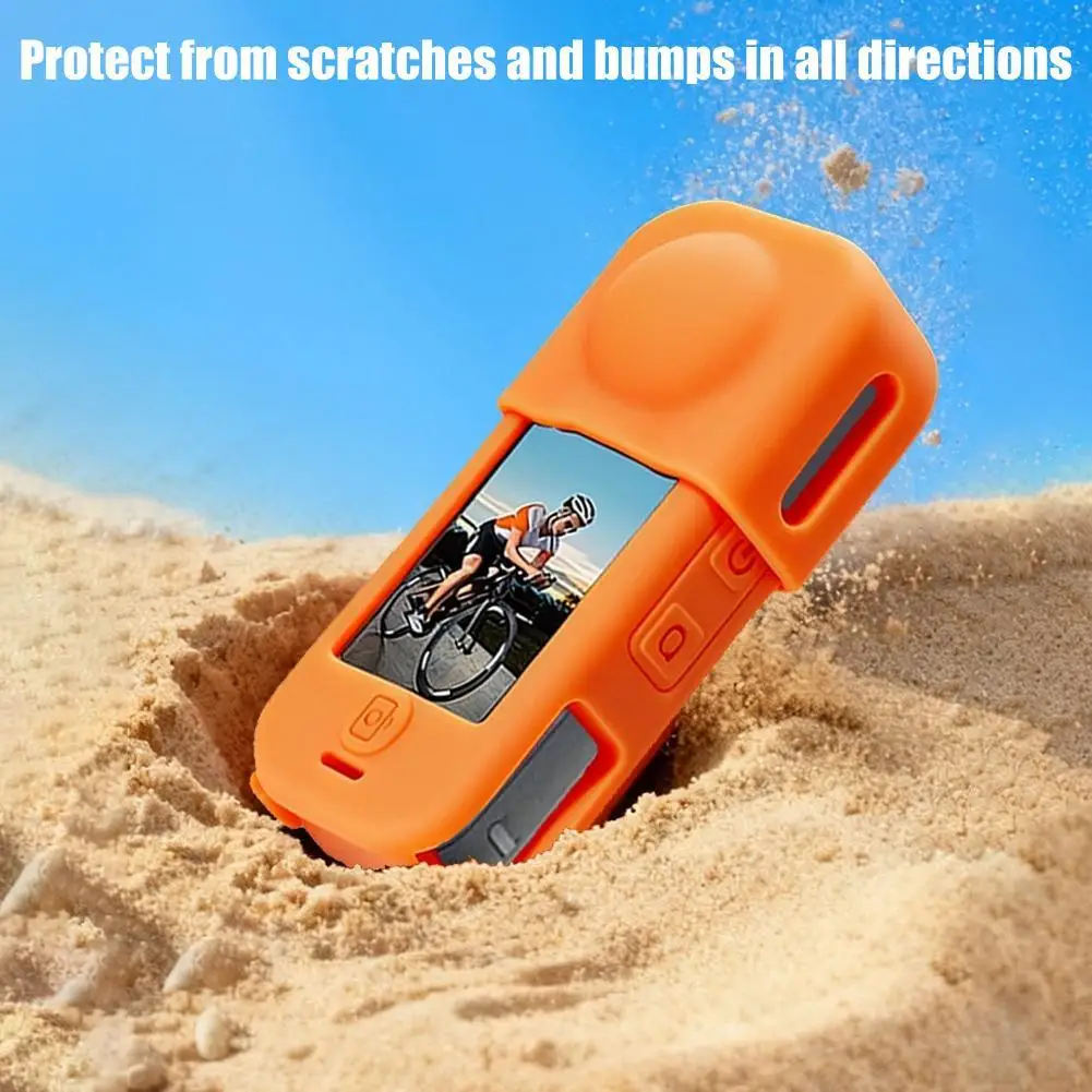 For Insta360 X4 Air Protective Cover Silicone Body Protective Case Sports Camera Anti-Scratch Waterproof Shell Accessories