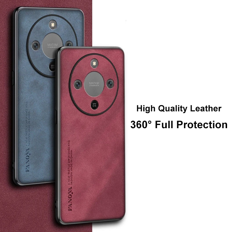 Para Honor X70 funda de lujo de cuero PU funda de teléfono para Honor X 70 HonorX70 contraportada de silicona protección a prueba de golpes Coque - imagen 3