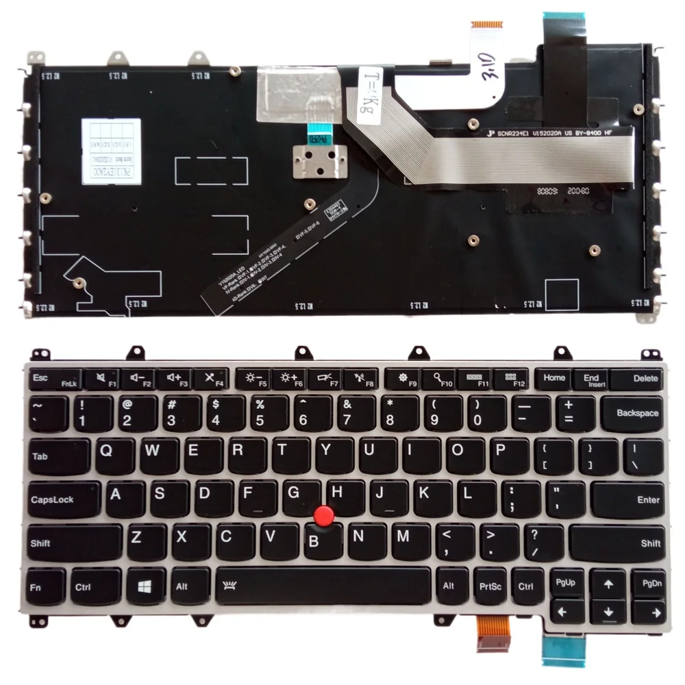 Teclado retroiluminado original de EE. UU. para ThinkPad Yoga 260 20GT 00PA124 00PA206 Yoga 370 01EN386 01AV675 X380 Yoga 01HW575 01HW615 - imagen 3