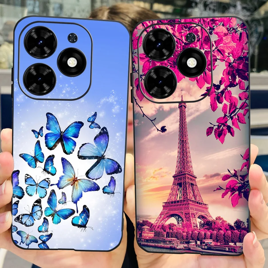 Para Tecno Spark Go 2024 funda bonita pintada funda suave TPU a prueba de golpes funda de teléfono para Tecno Spark Go 2024 Fundas 6,6 ''parachoques - imagen 2