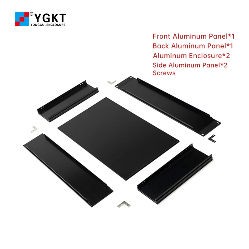 Carcasa de metal de hoja de controlador personalizado, caja de Electrónica Industrial de aluminio, 19 pulgadas, montaje en estante 2U, chasis de gabinete de servidor - imagen 2