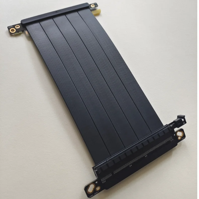 Cable elevador blanco PCI Express x16 4,0 Gen4 RTX GTX Rx, tarjeta de vídeo PCI-E 4,0 X16, alargador blindado para ITX A4 K39 K55 G5 GPU - imagen 5