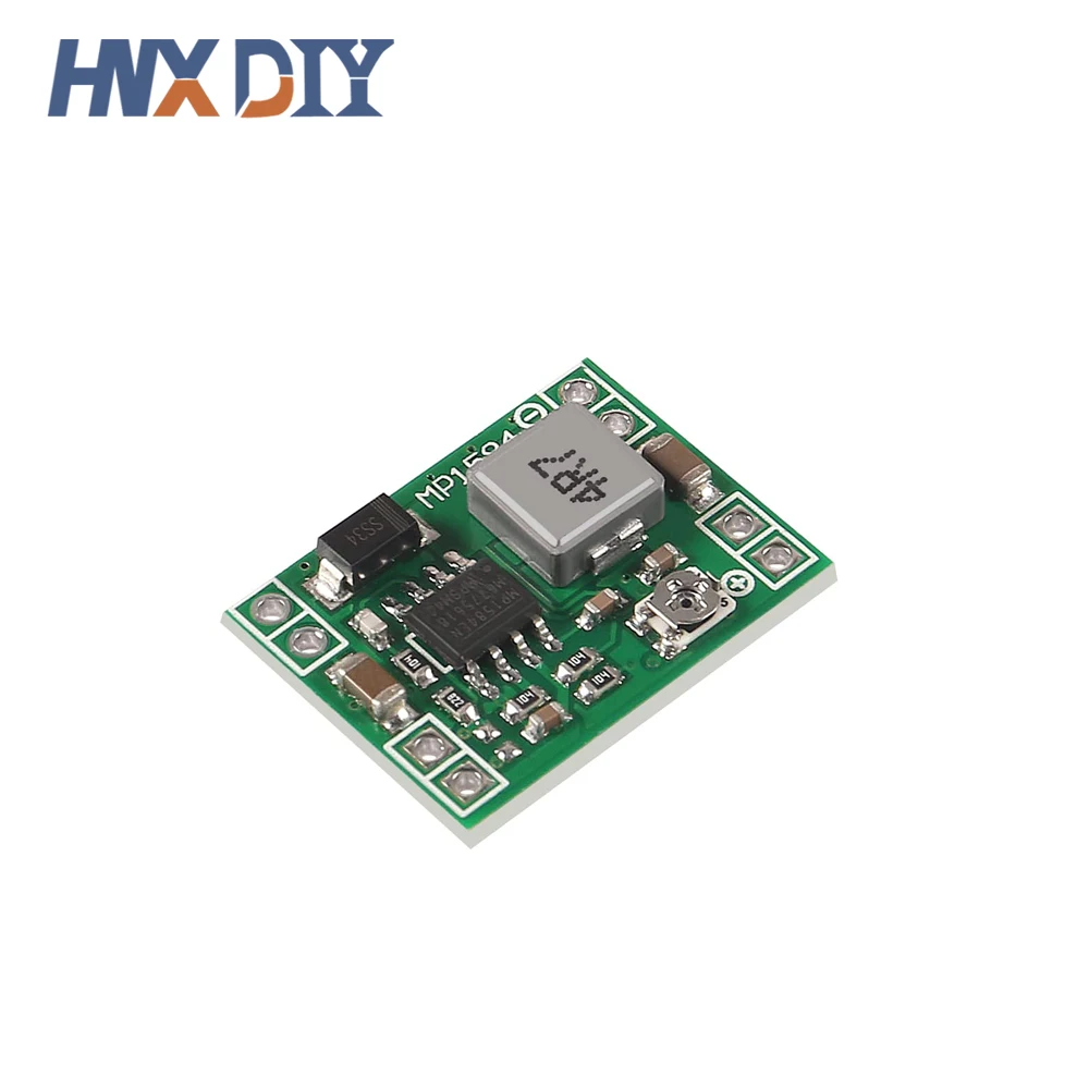 5/10 Uds MP1584EN convertidor de DC-DC ajustable 3A módulo regulador de voltaje reductor reemplazar LM2596s MP1584 DC DC Buck Board - imagen 2