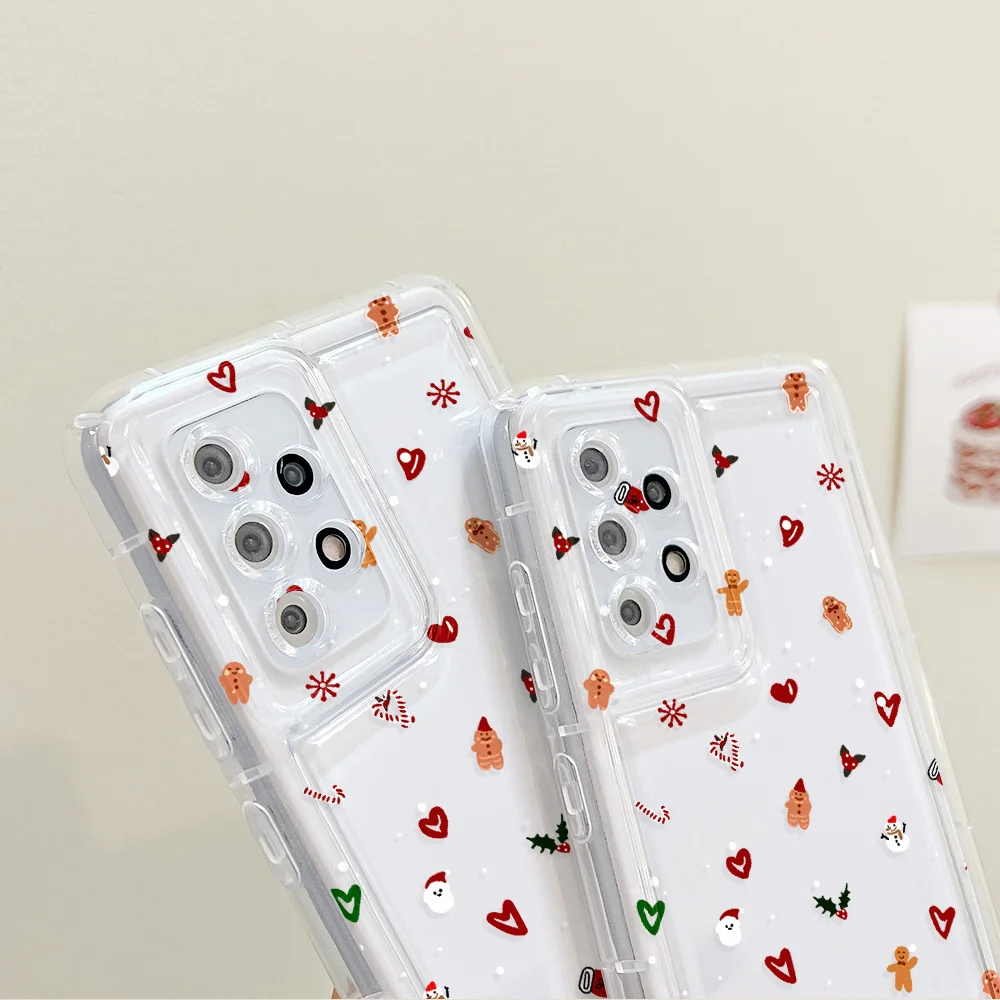 Funda transparente de flores para Samsung S25 S24 Ultra S23 S22 S21 S20 FE A53 A54 5G A55 A56 A52 A36 A35 A34 A33 A26 A15 A13 - imagen 5