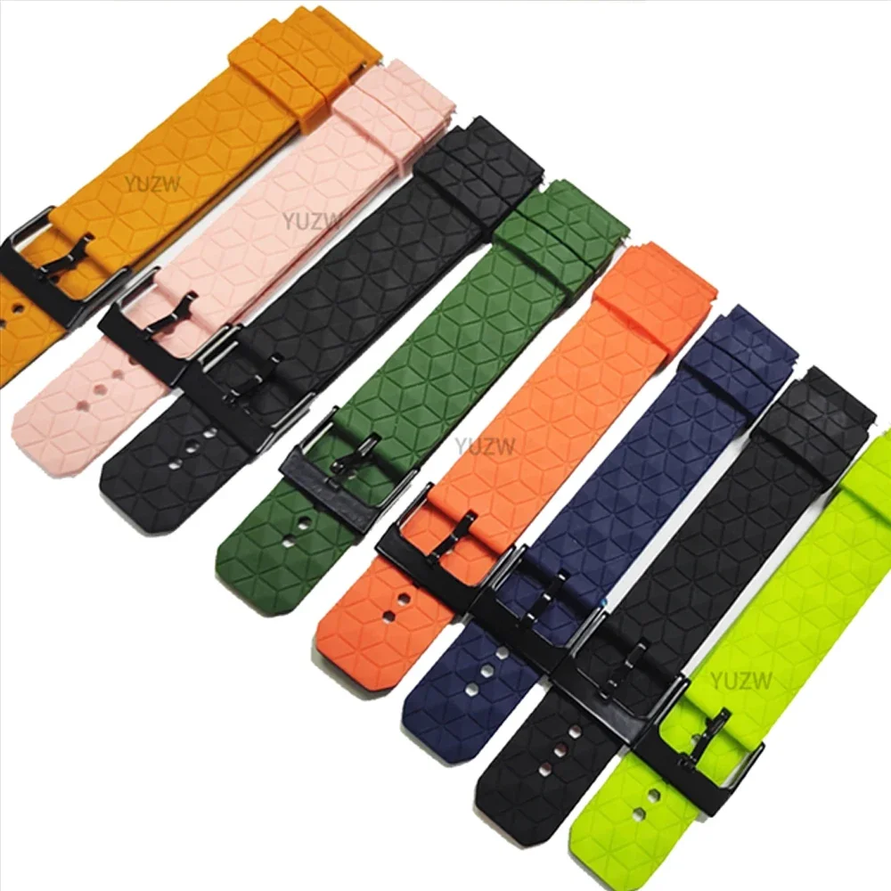 Correa de reloj de repuesto rápido de 20mm y 22mm para hombres y mujeres, Correa deportiva de silicona, accesorios transpirables, pulsera, pulseras - imagen 3
