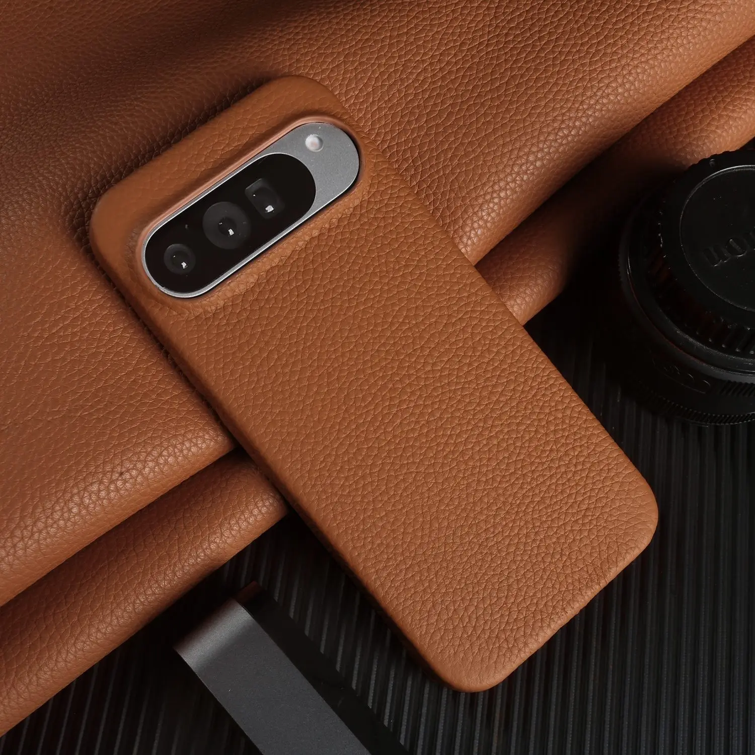 Funda de cuero genuino magnética de lujo para Google Pixel 10Pro 9 7A 8 6, fundas Magsafe con imán de protección completa, funda trasera a prueba de golpes - imagen 4