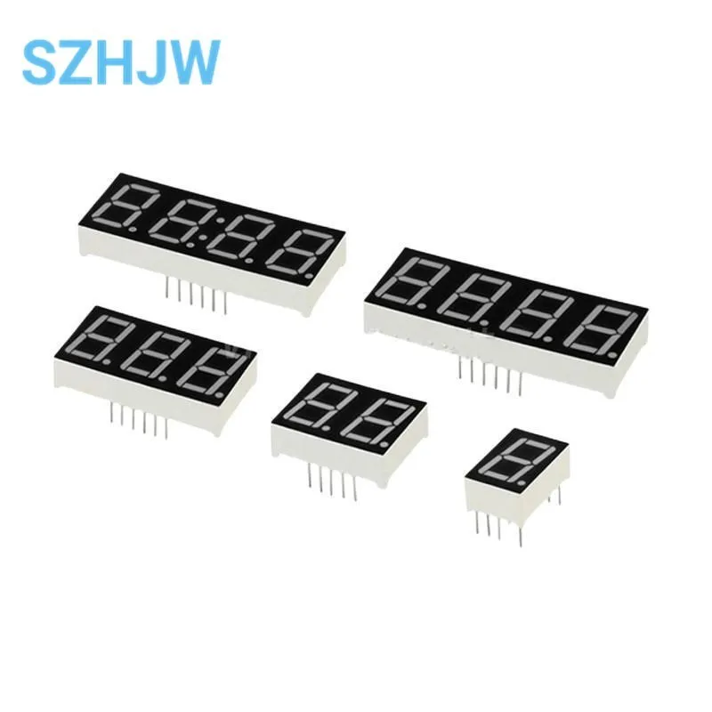 10 unidades de 0,36/0,56 pulgadas 7 segmento 1/2/3/4 bits tubo Digital rojo cátodo común LED Pantalla de dígitos 8x8 Led celosía matriz de puntos rojo brillante - imagen 3