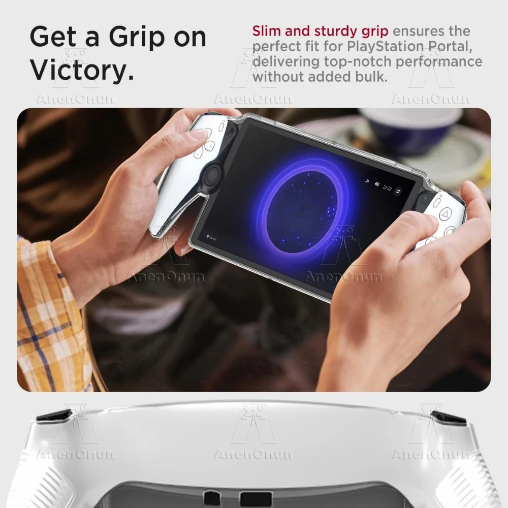 PS Portal-funda protectora transparente de TPU, a prueba de golpes, antiarañazos, antideslizante, semienvoltura, carcasa suave de cristal Ultra transparente - imagen 4