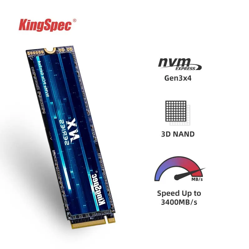 KingSpec NX 2280 M2 NVMe PCIe SSD 128GB 256GB Disco duro para computadora portátil de escritorio - imagen 4