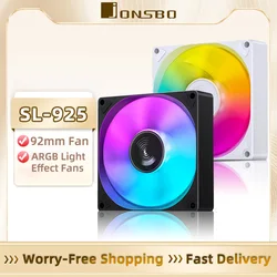 JONSBO SL-925 Ventilador PC ARGB 92mm PWM 4 pines