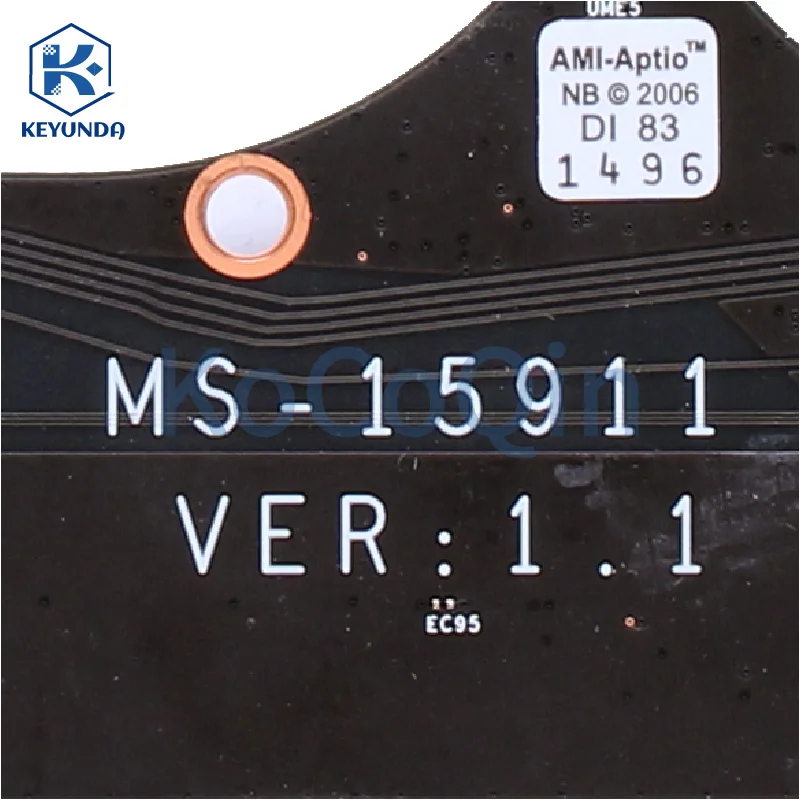 MS-15911 para la placa base del cuaderno MSI Summit E16 16GB RAM i7-1195G7 GN20-P0-A1 RTX3050 placa base del ordenador portátil completamente probada - imagen 5