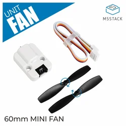 M5Stack Unidad Mini Ventilador Oficial – Motor Magnético con Hélices