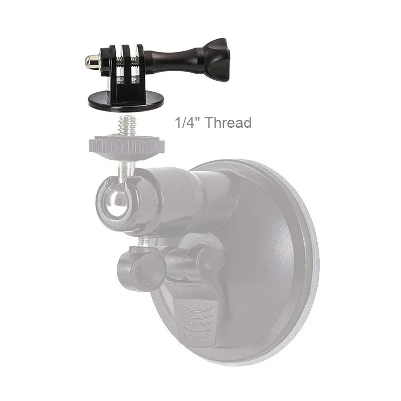 Adaptador de montaje de trípode para Go Pro Hero 12, 11, 10, 9, 8, 7, 6, 5, Xiaomi, Sjcam, Eken, DJI - imagen 4