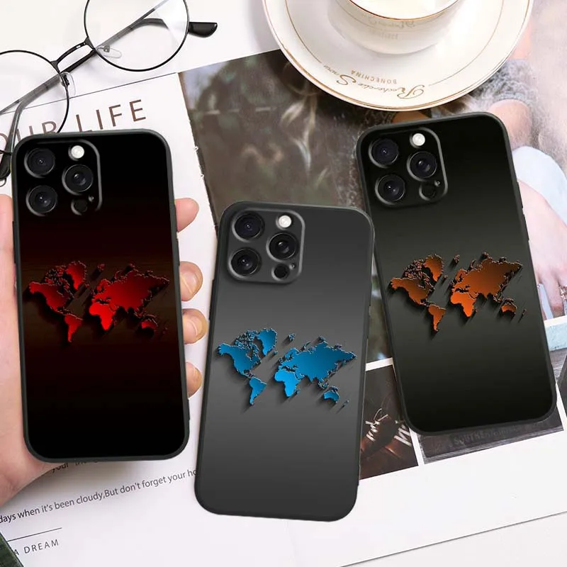 Funda de teléfono de arte Popular de fibra de carbono para Apple iPhone 17 16 16E 15 14 13 12 11 Air Pro Max Plus cubierta de silicona suave negra - imagen 5