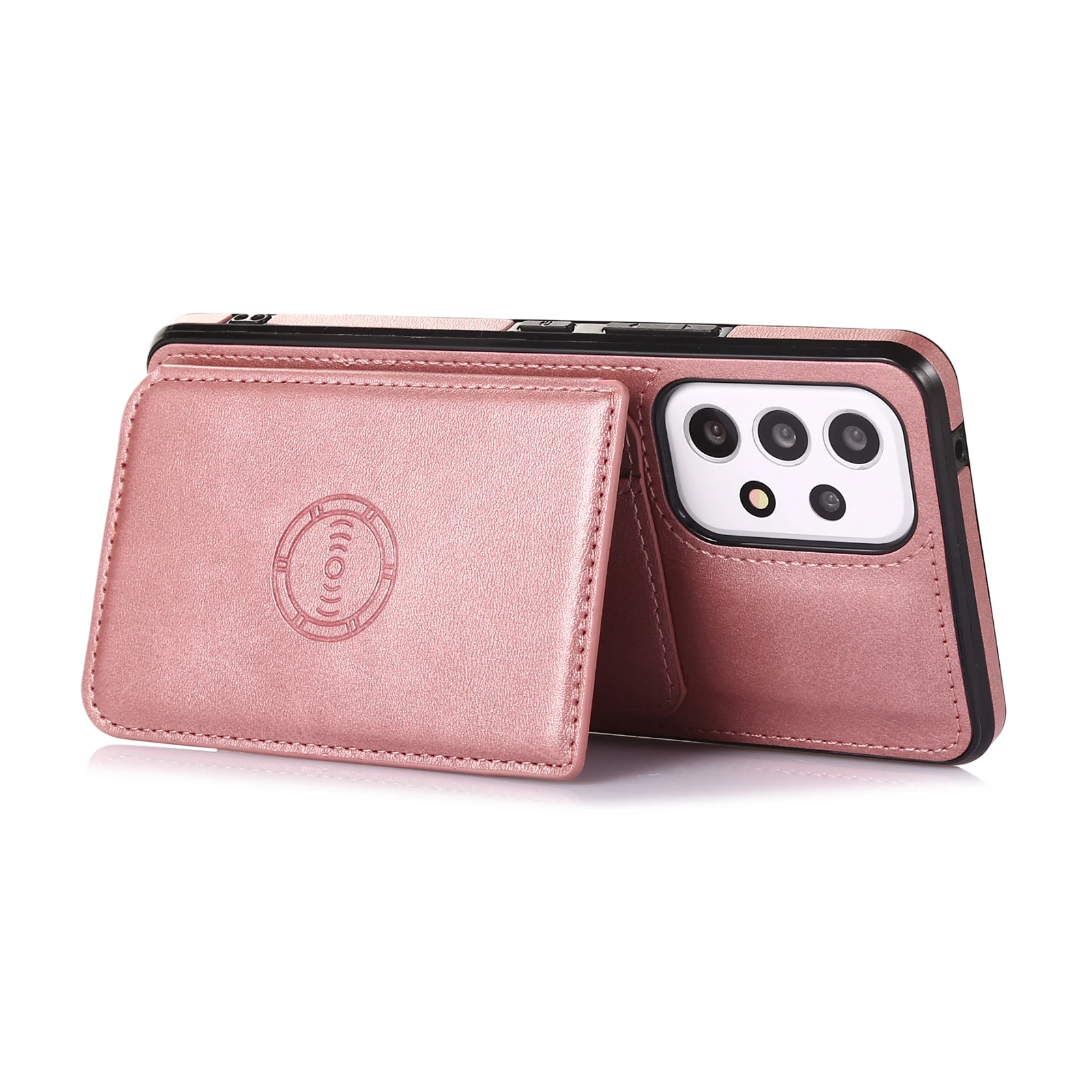 Funda de cuero con tarjetero para Galaxy S23, A53, A33, S22 Plus, S22Ultra, S21FE, A52, A52S, A13, A22, A32, 5G, A14, A34, A54 - imagen 3