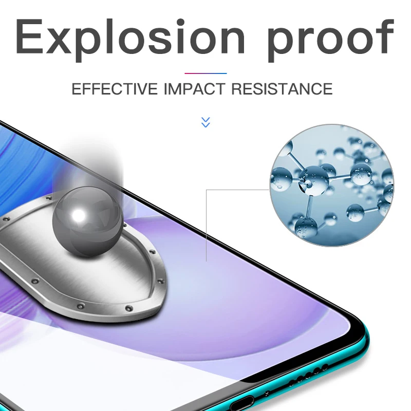 2 uds vidrio templado para Samsung Galaxy A01 A11 A21 A31 A51 A71 protectores de pantalla de vidrio para Samsung A02 A12 A22 A32 4G A03 A23 - imagen 2