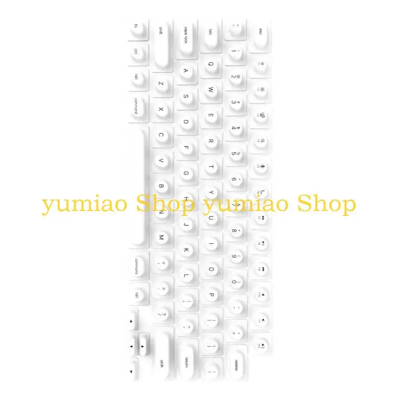 587b Cubierta teclados silicona para uñas largas para 2021 2024 14/16 y aire 13/15 para uso oficina - imagen 4