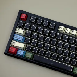 Keycaps PBT Godzilla para Wooting Hi75, perfil Cherry