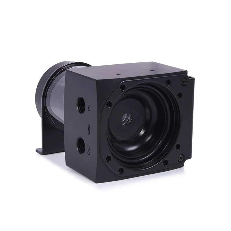 Alphacool Core 100 Aurora Tube Reservoir Compatible D5/VPP Bombas Tanque de enfriamiento de agua de expansión superior, G1/4" - imagen 2